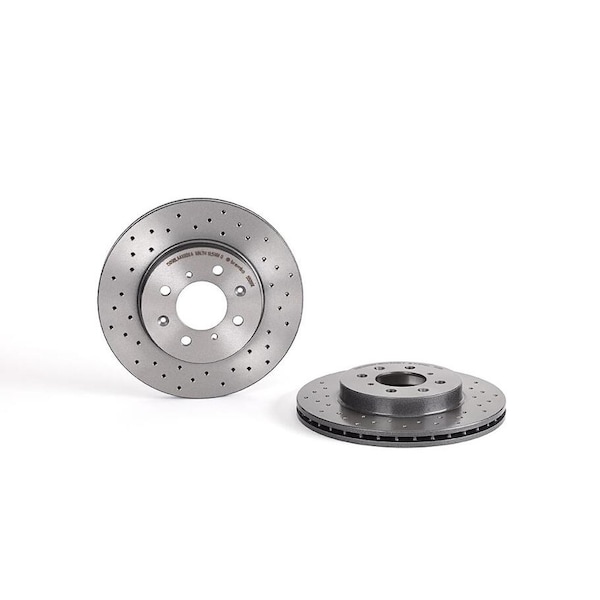 Brembo Xtra Rotors Brake Rotor, 09.5509.1X 09.5509.1X Zoro